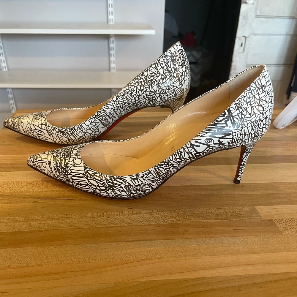 Christian Louboutin 2.5 inch heels- size 37 (6.5 us)